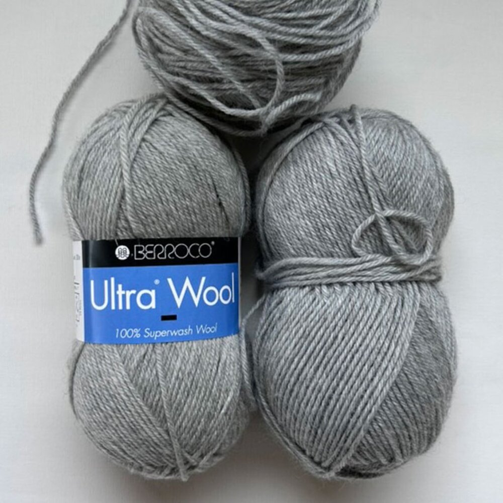 Berroco Ultra Wool, 3 skeins, in color Frost